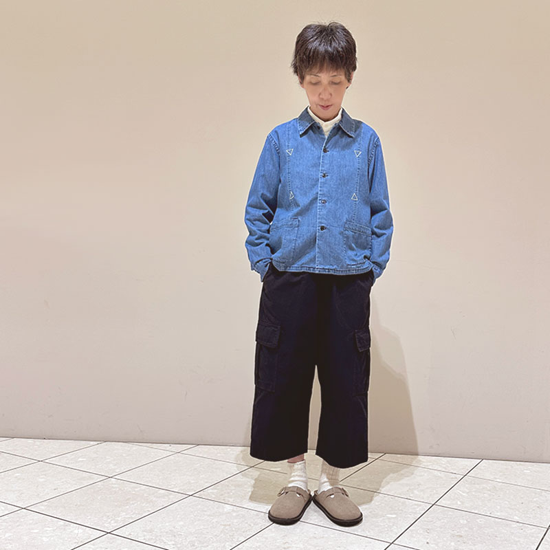 ティグルブロカンテ 6oz Denim Aflo Cuban Long Sleeve Shirt