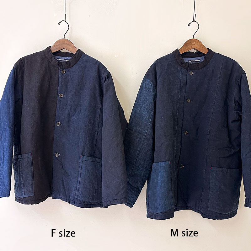 ティグルブロカンテ 藍の古布バッティング スタンドカバーオール unisex Indigo