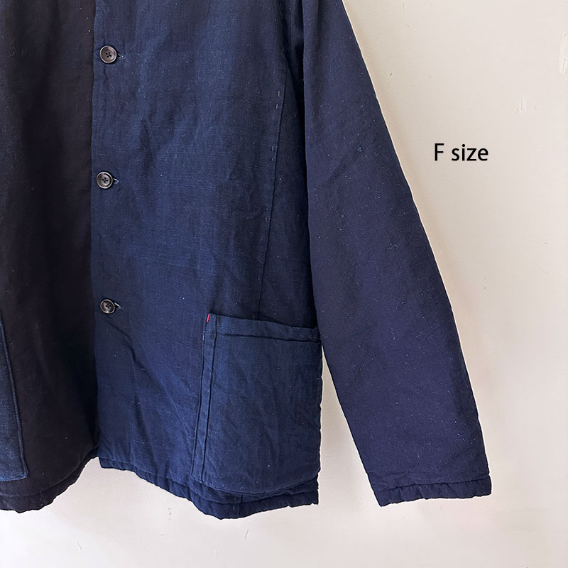 ティグルブロカンテ 藍の古布バッティング スタンドカバーオール unisex Indigo