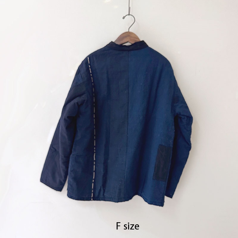 ティグルブロカンテ 藍の古布バッティング スタンドカバーオール unisex Indigo