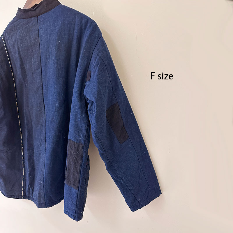 ティグルブロカンテ 藍の古布バッティング スタンドカバーオール unisex Indigo