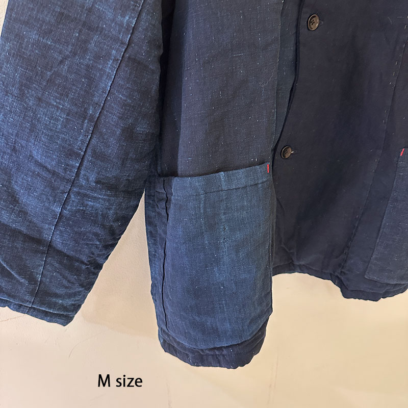 ティグルブロカンテ 藍の古布バッティング スタンドカバーオール unisex Indigo