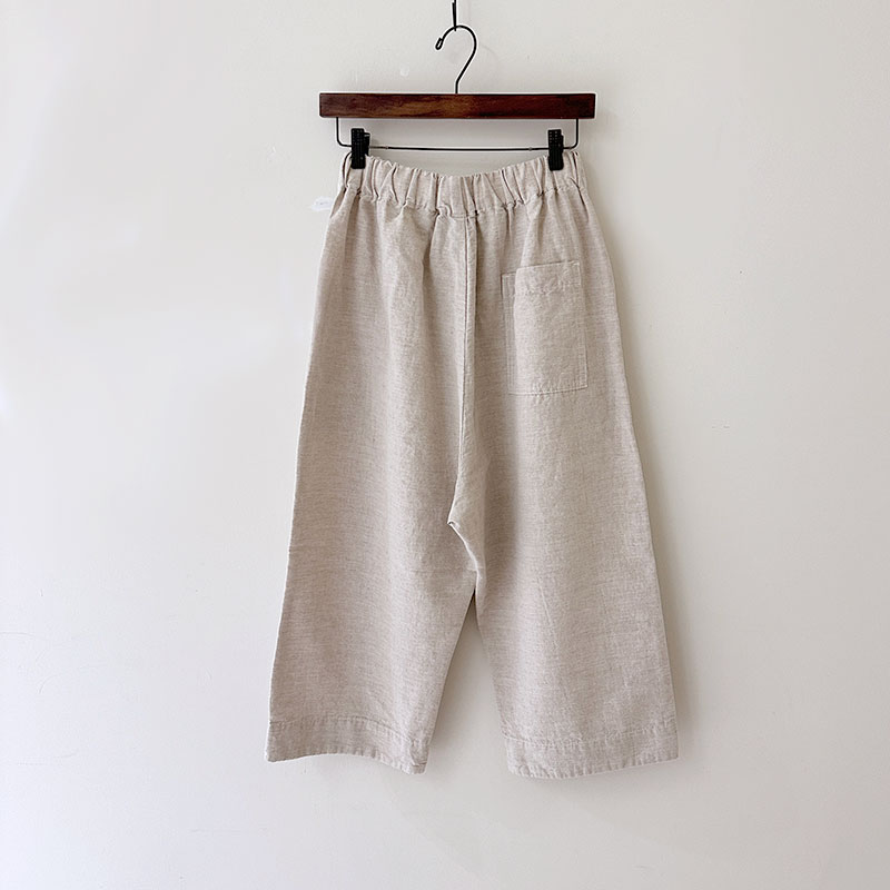 ティグルブロカンテ コットンリネンワッシャー ミャオパンツ