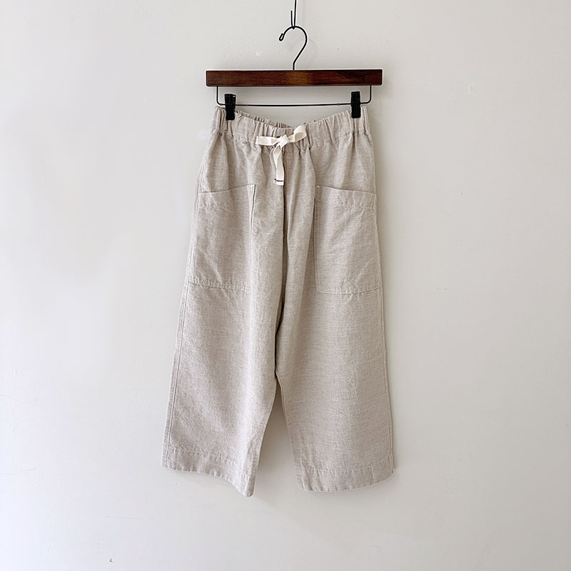 ティグルブロカンテ コットンリネンワッシャー ミャオパンツ