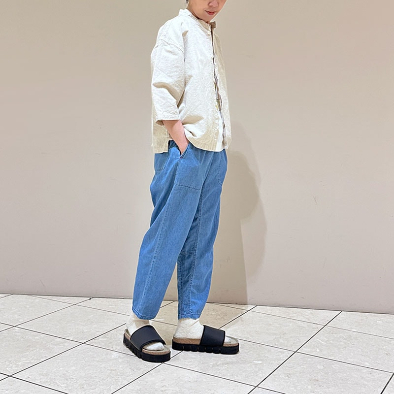 再入荷 ティグルブロカンテ 6オンスデニム タゴサクロングパンツ unisex Fade
