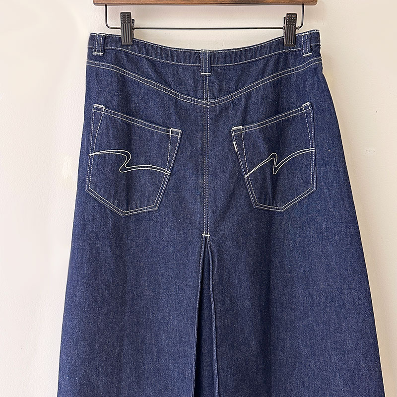 ティグルブロカンテ 10ozデニム ローライズ5PKT スカート Indigo