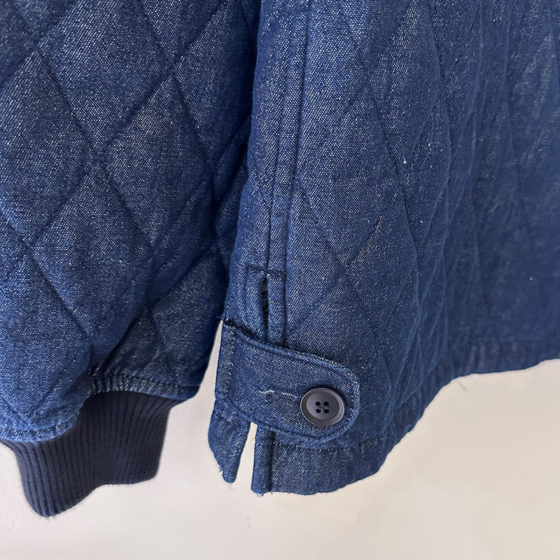 ティグルブロカンテ 風神雷神naugty ボンバーマンリブジャケット unisex Indigo