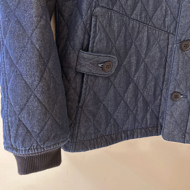 ティグルブロカンテ 風神雷神naugty ボンバーマンリブジャケット unisex Indigo