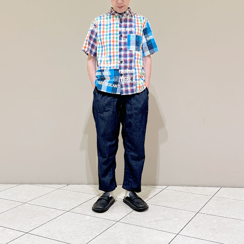 再入荷 ティグルブロカンテ　6オンスデニム　タゴサクロングパンツ unisex　