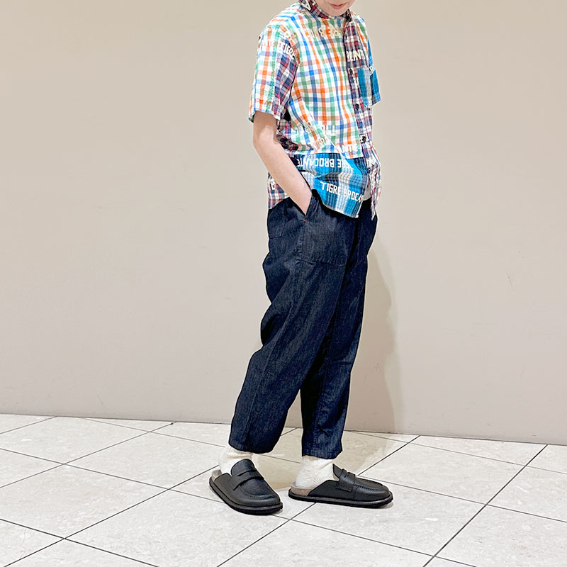 再入荷 ティグルブロカンテ　6オンスデニム　タゴサクロングパンツ unisex　