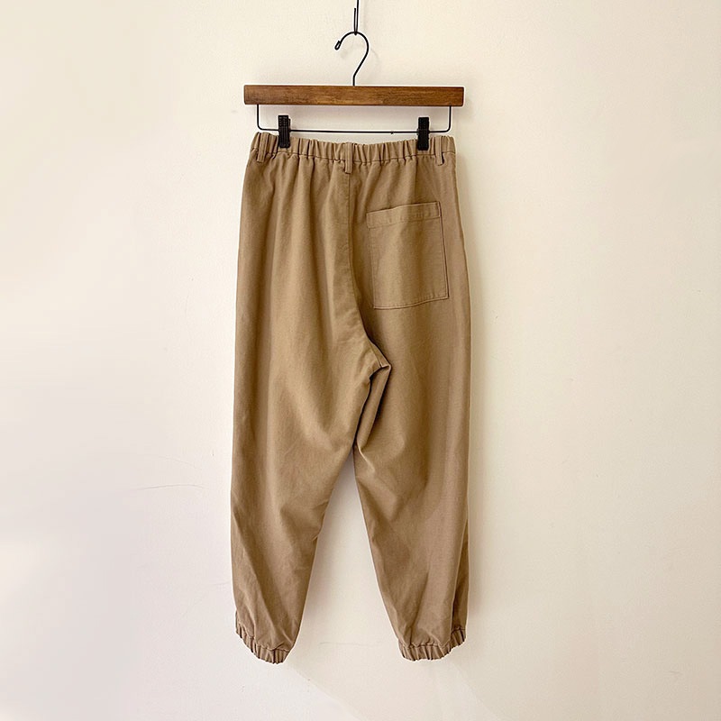 ティグルブロカンテ ミリタリーバックサテン ステップヘム サルエル