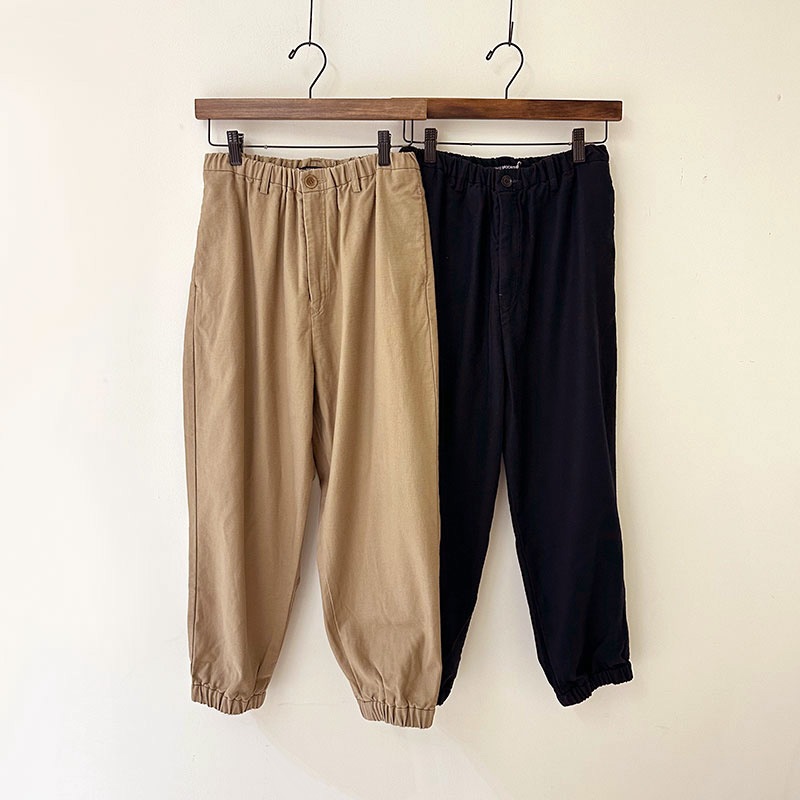 ティグルブロカンテ ミリタリーバックサテン ステップヘム サルエル