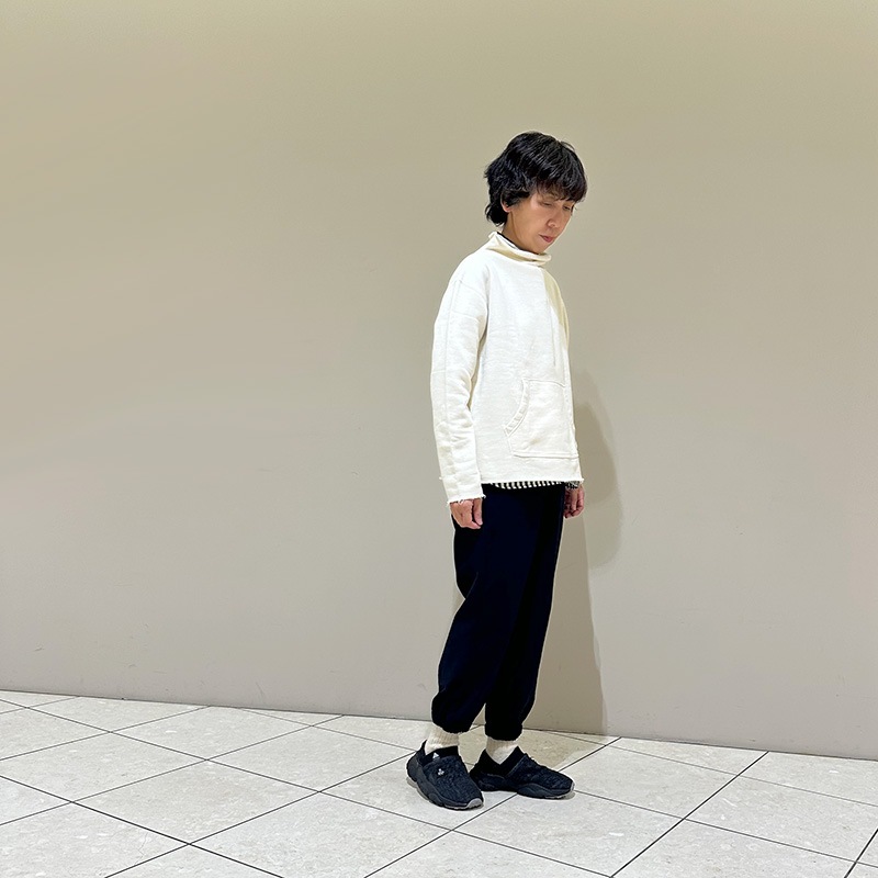 ティグルブロカンテ ミリタリーバックサテン ステップヘム サルエル