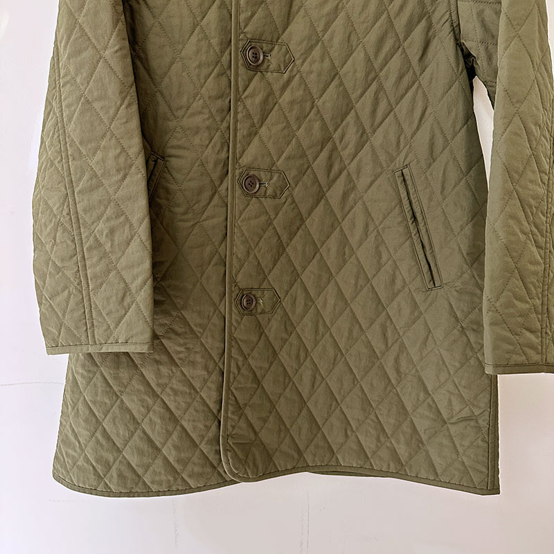 ティグルブロカンテ ナイロンツイルキルティング ライナーハーフコート