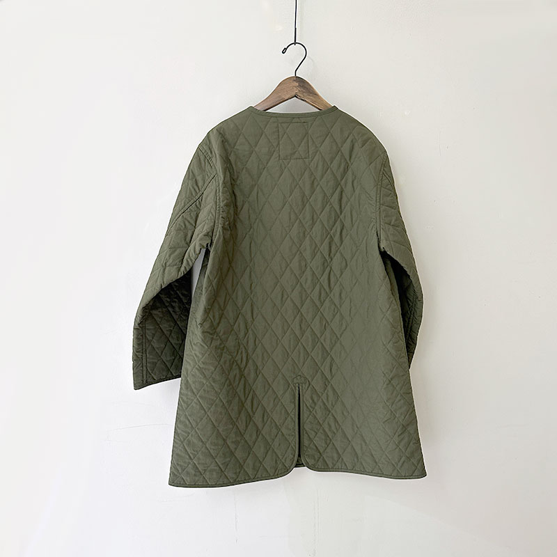 ティグルブロカンテ ナイロンツイルキルティング ライナーハーフコート