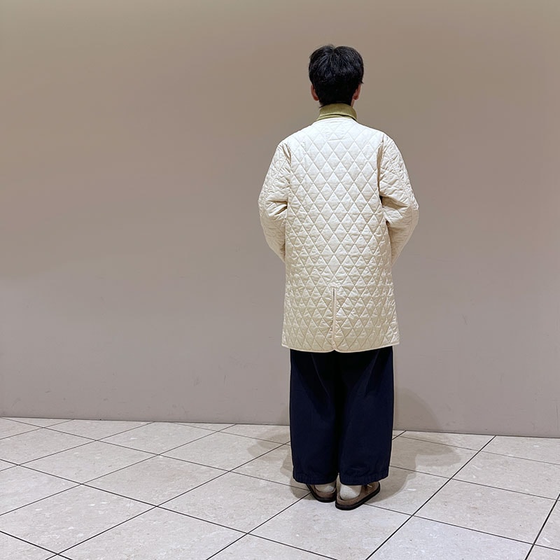 ティグルブロカンテ ナイロンツイルキルティング ライナーハーフコート unisex