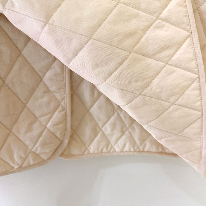 ティグルブロカンテ ナイロンツイルキルティング ライナーハーフコート unisex