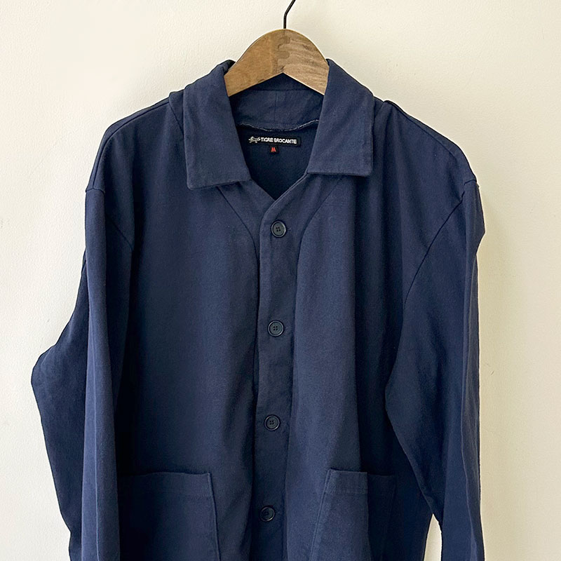 ティグルブロカンテ Mハード天竺 oldスクールスキッパーカーディガン unisex