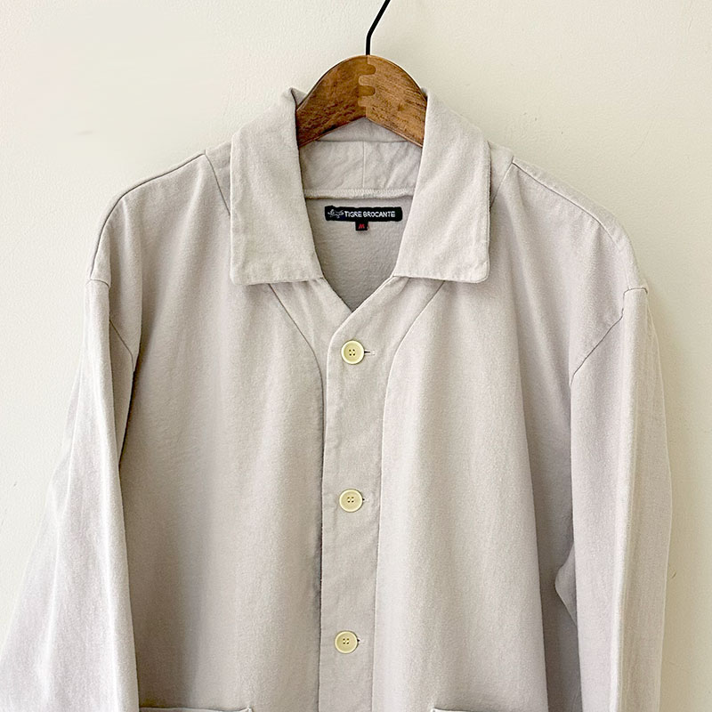 ティグルブロカンテ Mハード天竺 oldスクールスキッパーカーディガン unisex