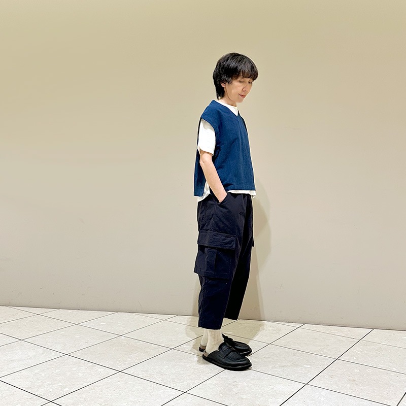 ティグルブロカンテ　バックサテン ミャオカーゴパンツ　