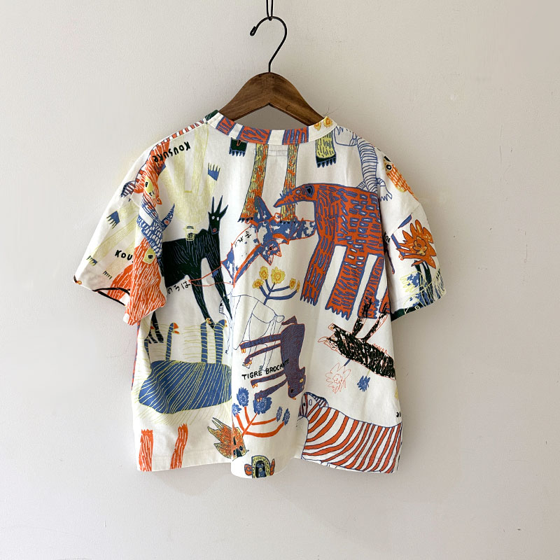 ティグルブロカンテ Lively animals天竺 ベニスビーチPKTS/ST unisex