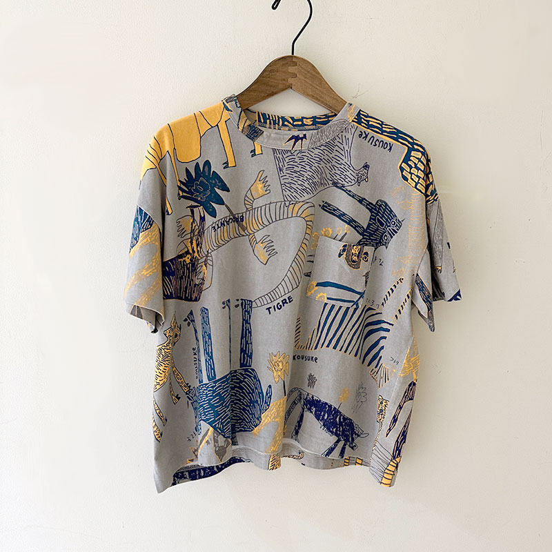 ティグルブロカンテ Lively animals天竺 ベニスビーチPKTS/ST unisex