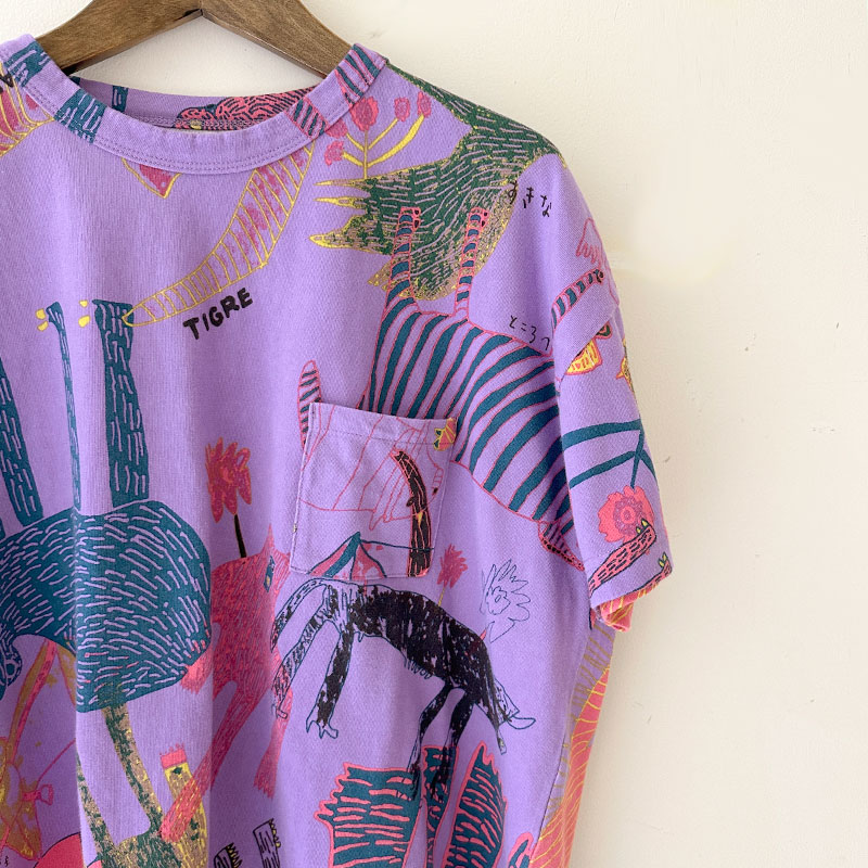 ティグルブロカンテ Lively animals天竺 ベニスビーチPKTS/ST unisex