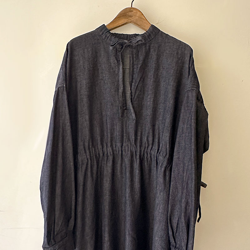 ティグルブロカンテ 6ozDenim ストリングP/O ワンピース Indigo