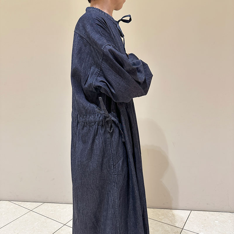 ティグルブロカンテ 6ozDenim ストリングP/O ワンピース Indigo