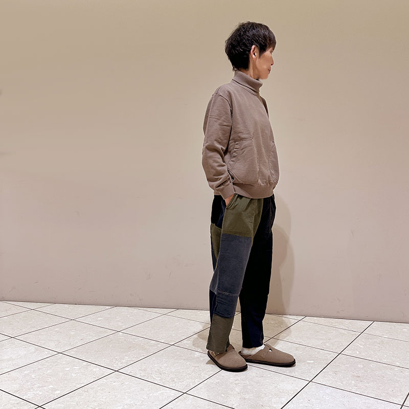 ティグルブロカンテ BD裏毛 Wリブタートルスウェット unisex