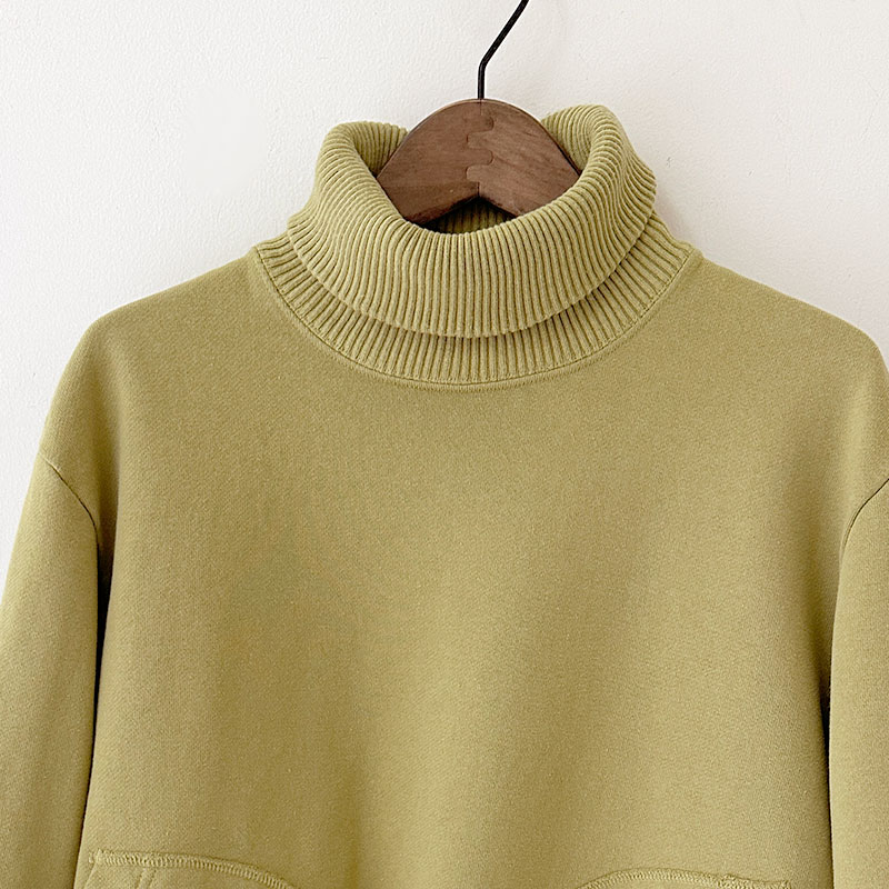 ティグルブロカンテ BD裏毛 Wリブタートルスウェット unisex