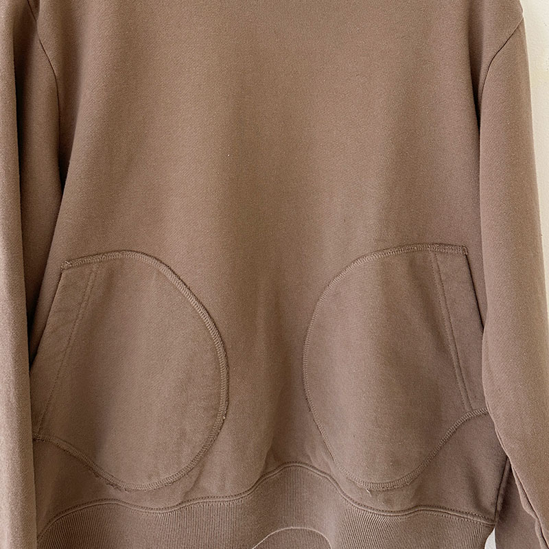 ティグルブロカンテ BD裏毛 Wリブタートルスウェット unisex