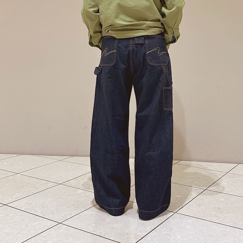 ティグルブロカンテ 11ozDenim オーバーペインターパンツ unisex Indigo