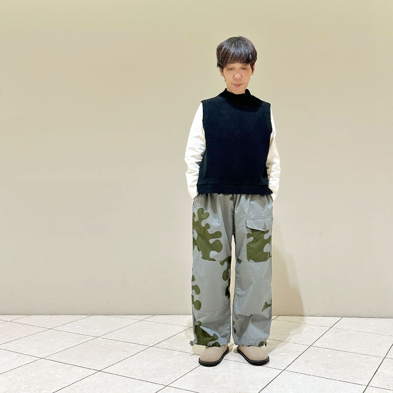 ティグルブロカンテ TBアメーバカモ オーバーストリングカーゴパンツ