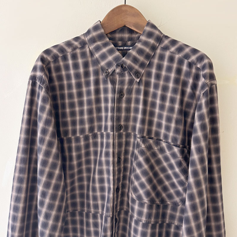ティグルブロカンテ OGオンブレチェック B.DボースンL/Sシャツ unisex