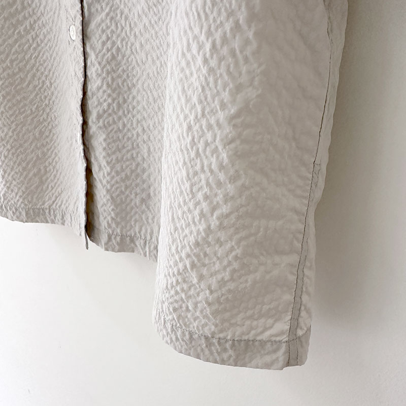 ティグルブロカンテ ナイロンサッカー スクエアオープンシャツ