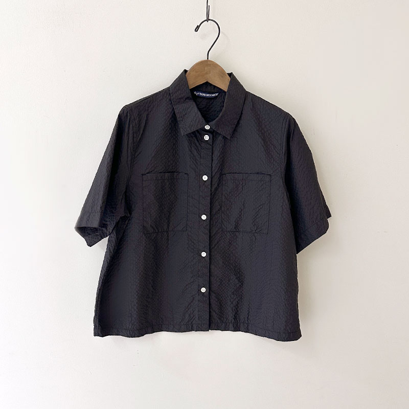 ティグルブロカンテ ナイロンサッカー スクエアオープンシャツ