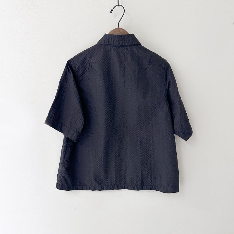 ティグルブロカンテ ナイロンサッカー スクエアオープンシャツ