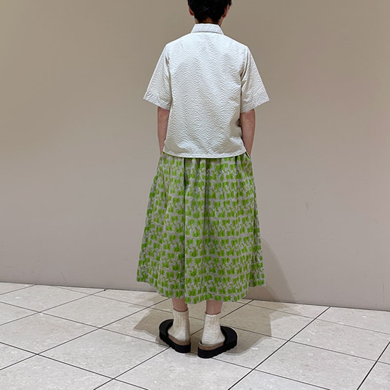 ティグルブロカンテ ナイロンサッカー スクエアオープンシャツ