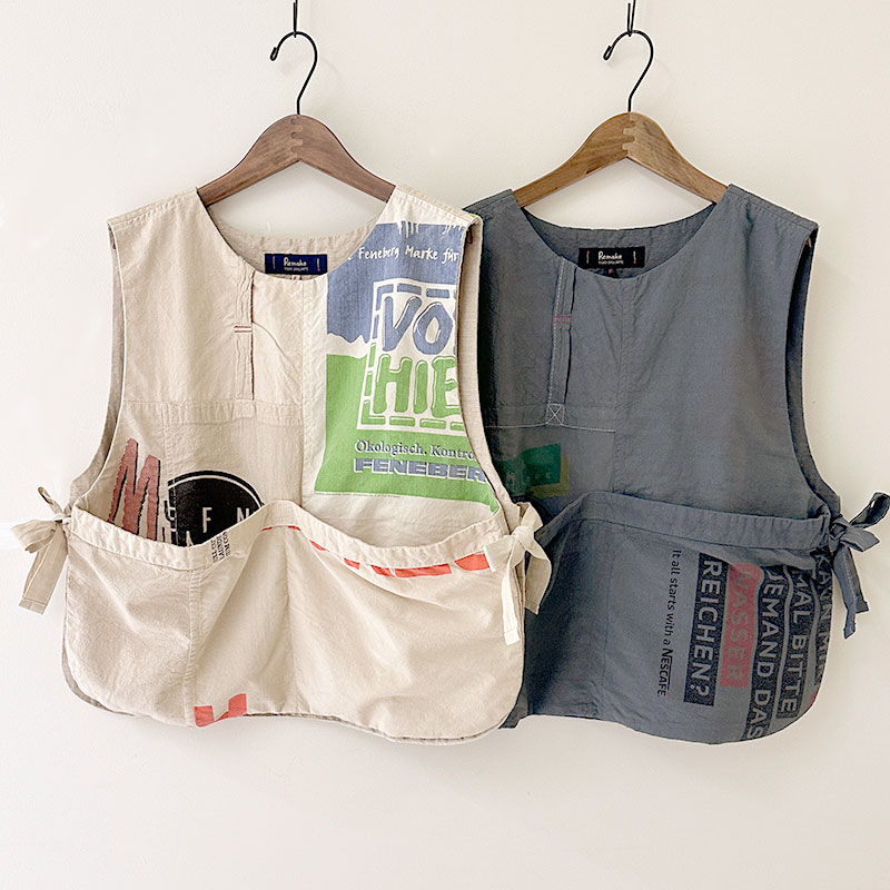 NEW ティグルブロカンテ プリントトートMIX ニュースボーイベスト unisex