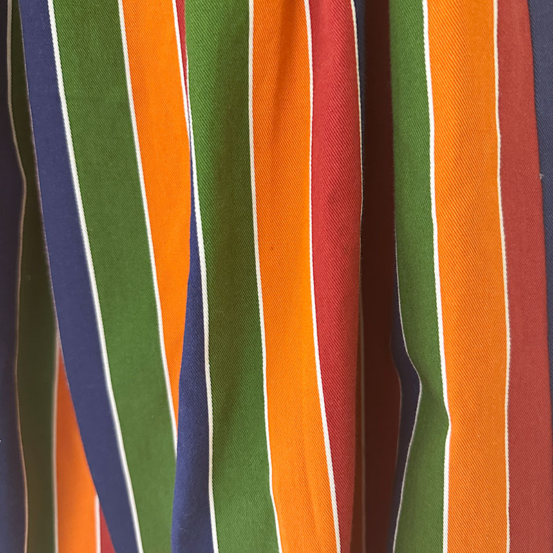 ティグルブロカンテ レインボーストライプ フィセルロングスカート