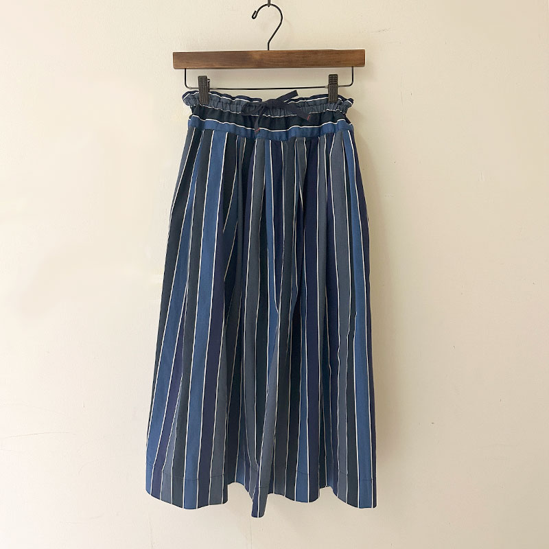 ティグルブロカンテ レインボーストライプ フィセルロングスカート