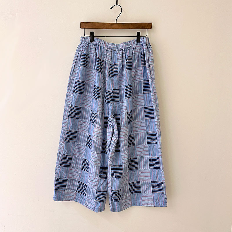 ティグルブロカンテ ストライプパッチ ギャザーワイドパンツ | すべて