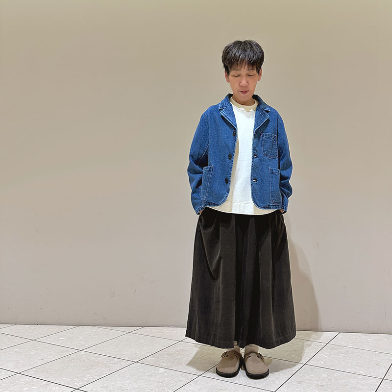 ティグルブロカンテ 12ozヴィンテージデニム ワークテーラードジャケット unisex Fade