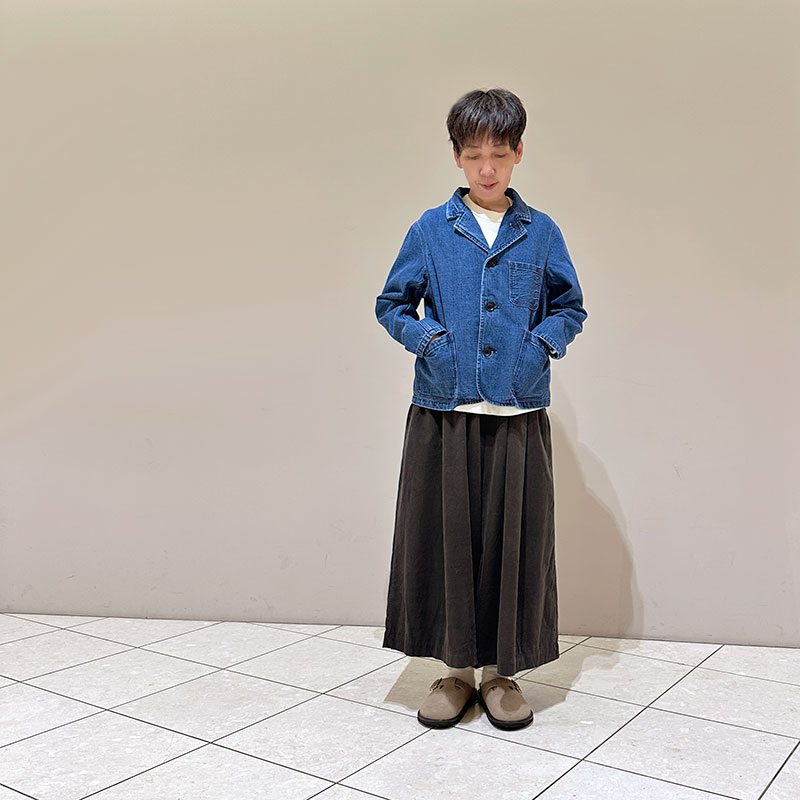 ティグルブロカンテ 12ozヴィンテージデニム ワークテーラードジャケット unisex Fade