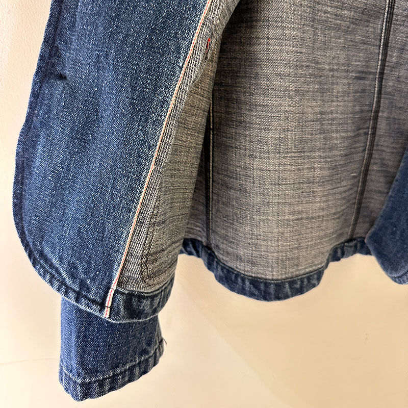 ティグルブロカンテ 12ozヴィンテージデニム ワークテーラードジャケット unisex Fade