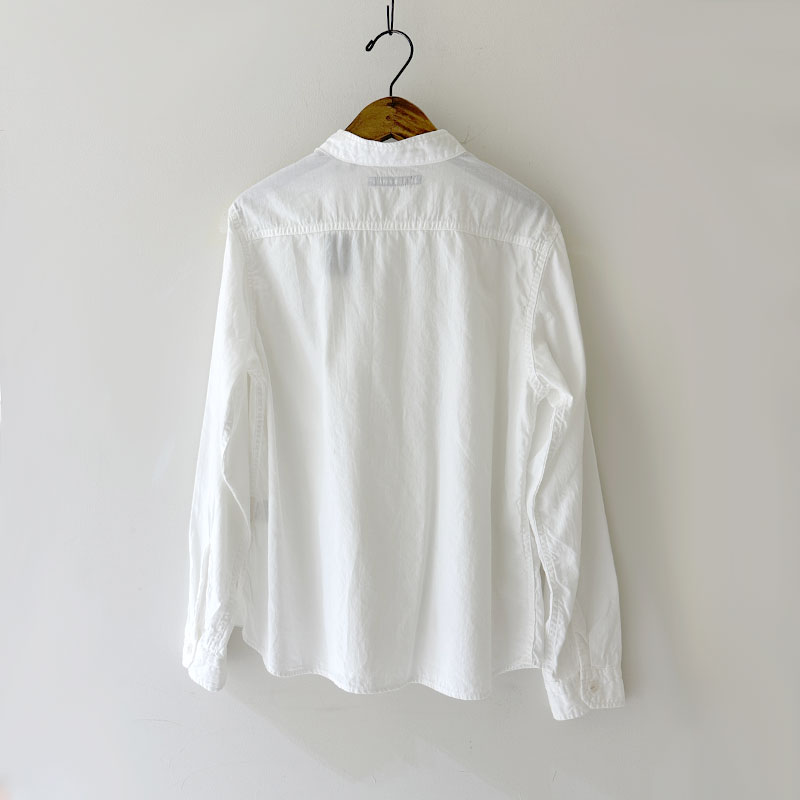 ティグルブロカンテ オーガニックツイル バンドカラー L/S シャツ unisex