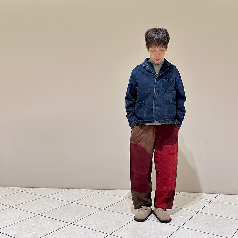 ティグルブロカンテ 12ozヴィンテージデニム ワークテーラードジャケット unisex Bio Wash