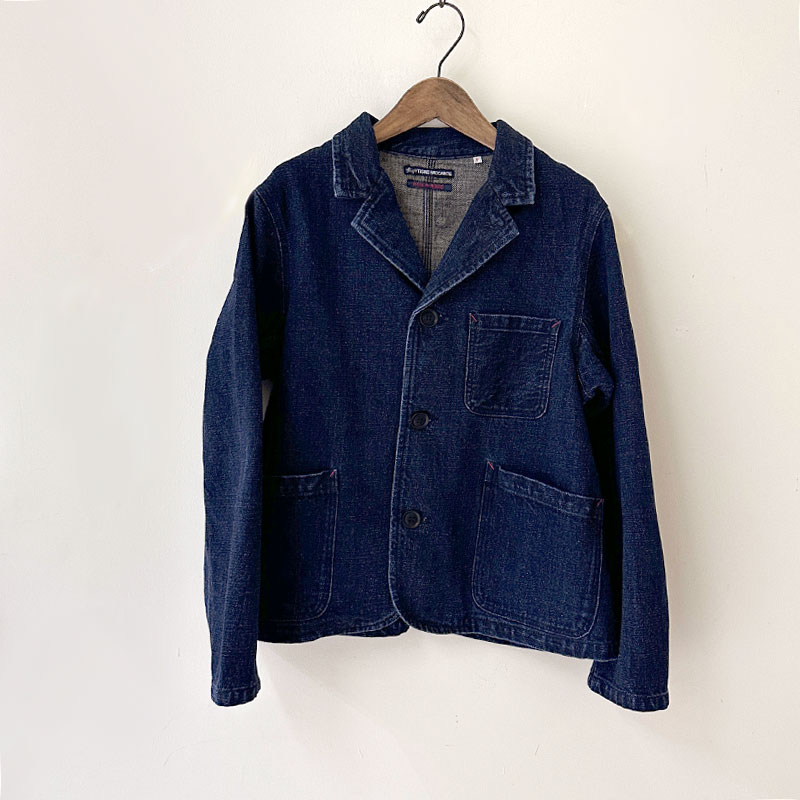 ティグルブロカンテ 12ozヴィンテージデニム ワークテーラードジャケット unisex Bio Wash