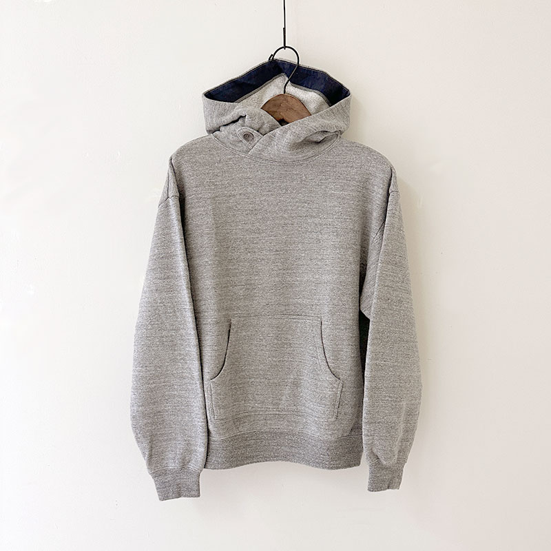 ティグルブロカンテ vintage杢ｸﾞﾚｰ裏毛 タブクロスフ－ディー unisex